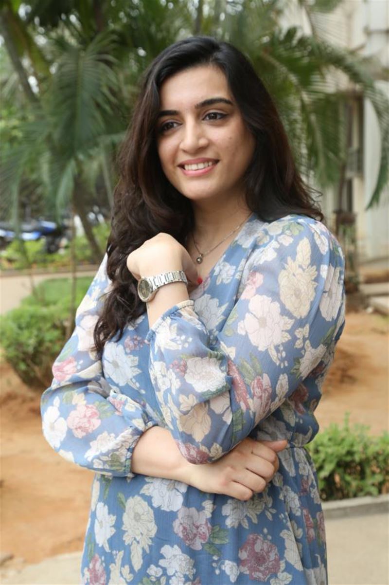 Telugu Actress Krishna Manjusha at Konchem Hatke Movie Launch